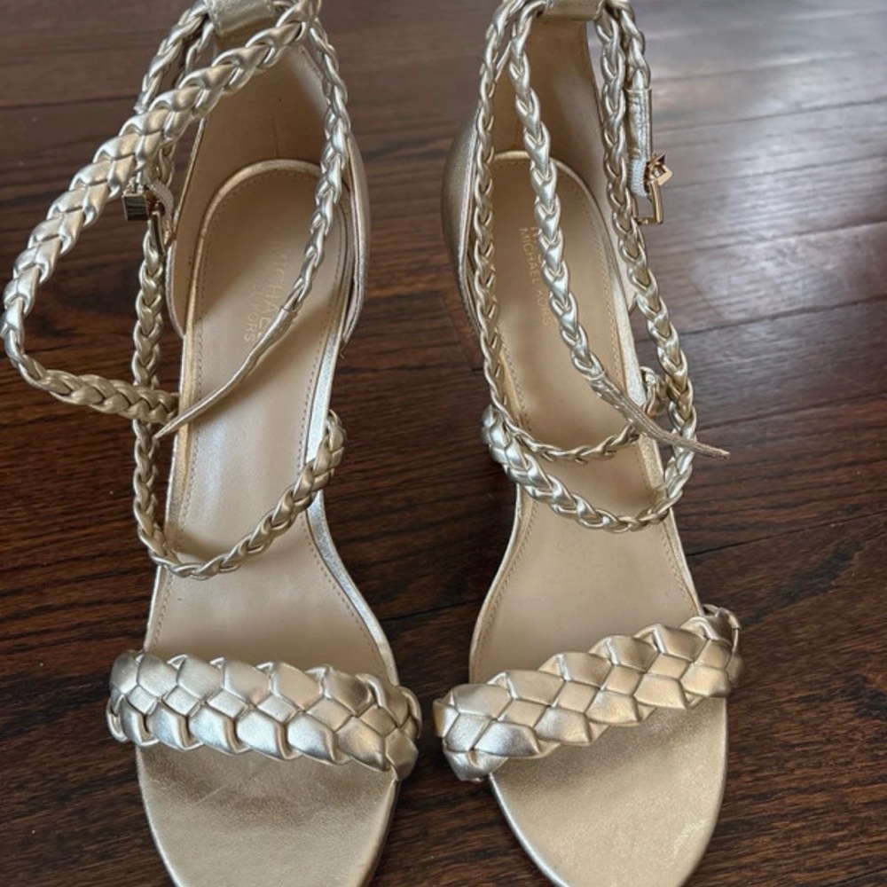 Michael Kors Gold Heels